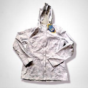 NWT Free Country White Camo Rain Jacket